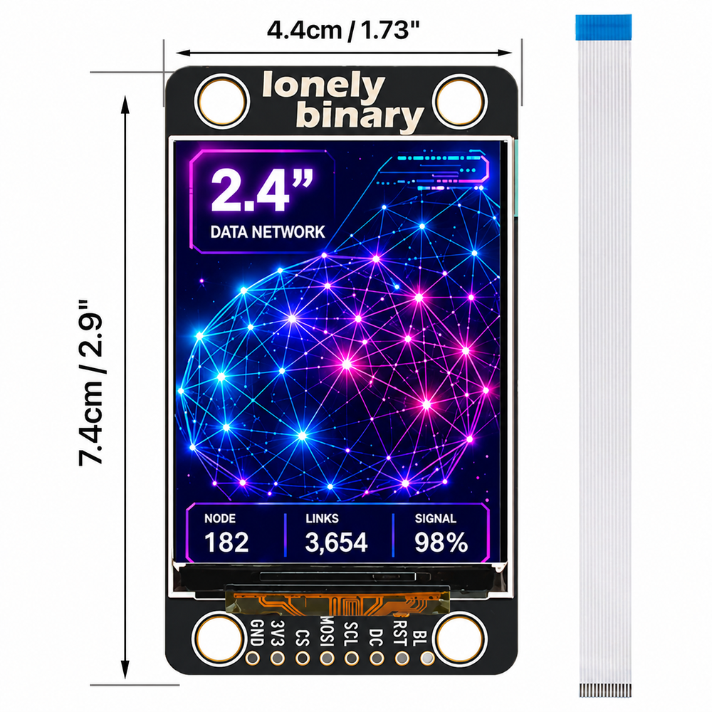 SPI TFT Display Kit 0.96"–3.5"