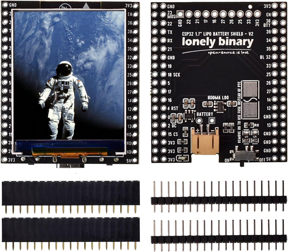 ESP32 1.8" LCD Dev Board + LiPo Shield