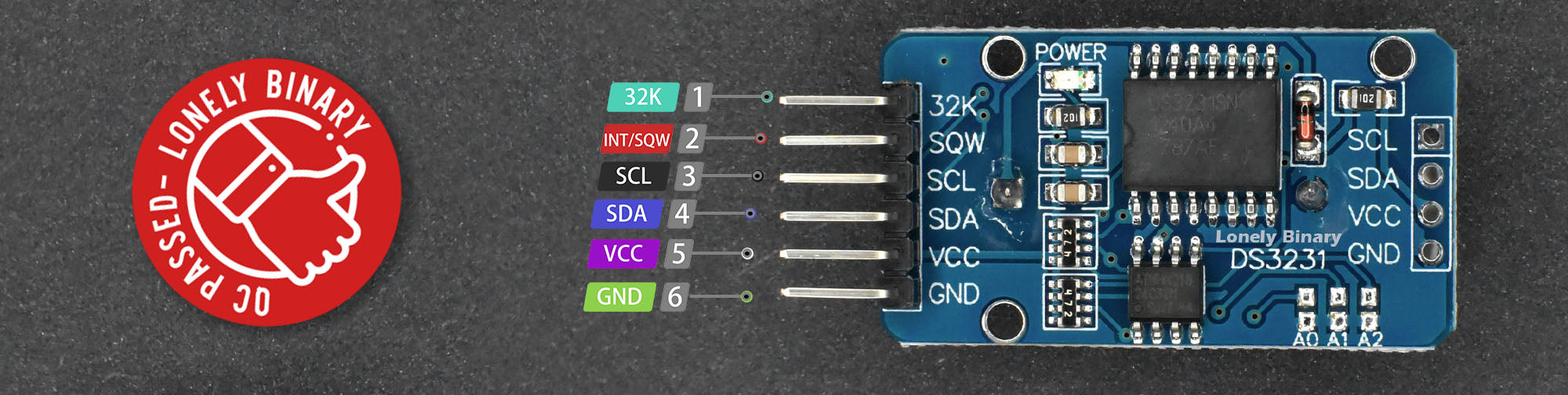 Lonely Binary Project Pinout