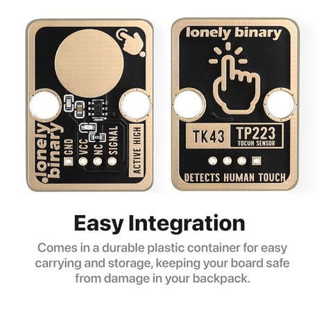 Lonely Binary 12-Pack TTP223 Capacitive Touch Sensor for Arduino & ESP32