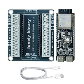 Lonely Binary ESP32-S3 N16R8 Screwless Terminal Board for Arduino IDE