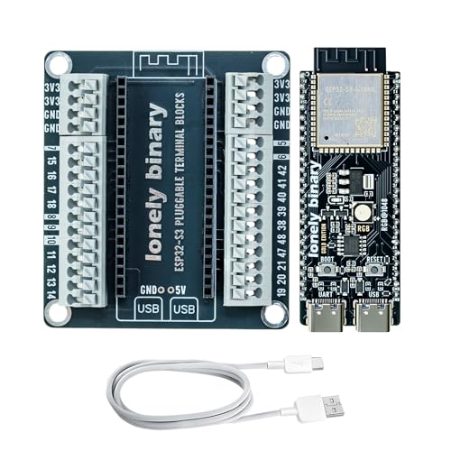 ESP32-S3 Dev Board + Screwless Terminal Base