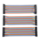 LONELY BINARY 480-Pack Breadboard Jumper Wires 20cm M-M M-F F-F for Arduino