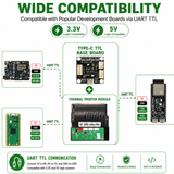 58mm Thermal Label Printer Kit, TTL Base