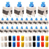 DPDT Push Button Switch 8x8mm, 24-Pack