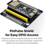 ESP32-S3 Gold Edition + PinPulse Shield, 3-Pack