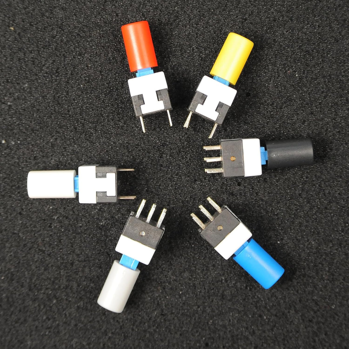 DPDT Push Button Switch 8x8mm, 24-Pack