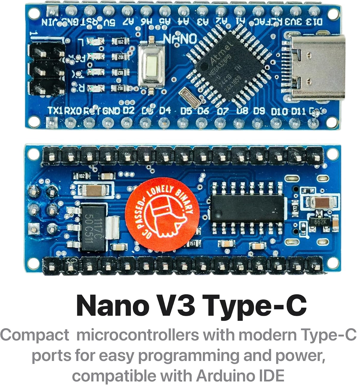 Nano V3.0 USB-C + 3 Expansion Bases, 3-Pack