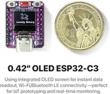 ESP32-C3 OLED Dev Board + LiPo Shield, 3-Pack
