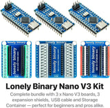 Nano V3.0 USB-C + 3 Expansion Bases, 3-Pack