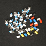 DPDT Push Button Switch 8x8mm, 24-Pack