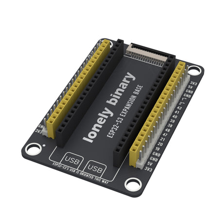ESP32-S3 Expansion Base, angled view