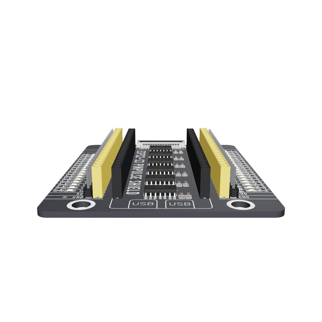 ESP32-S3 PinPulse Shield 3D model